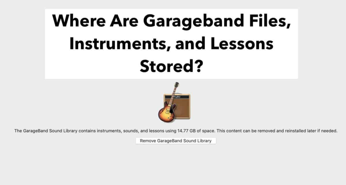 Why is my garageband different on a mac computer